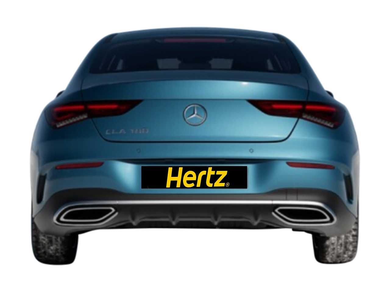 Mercedes benz CLA AMG back side view