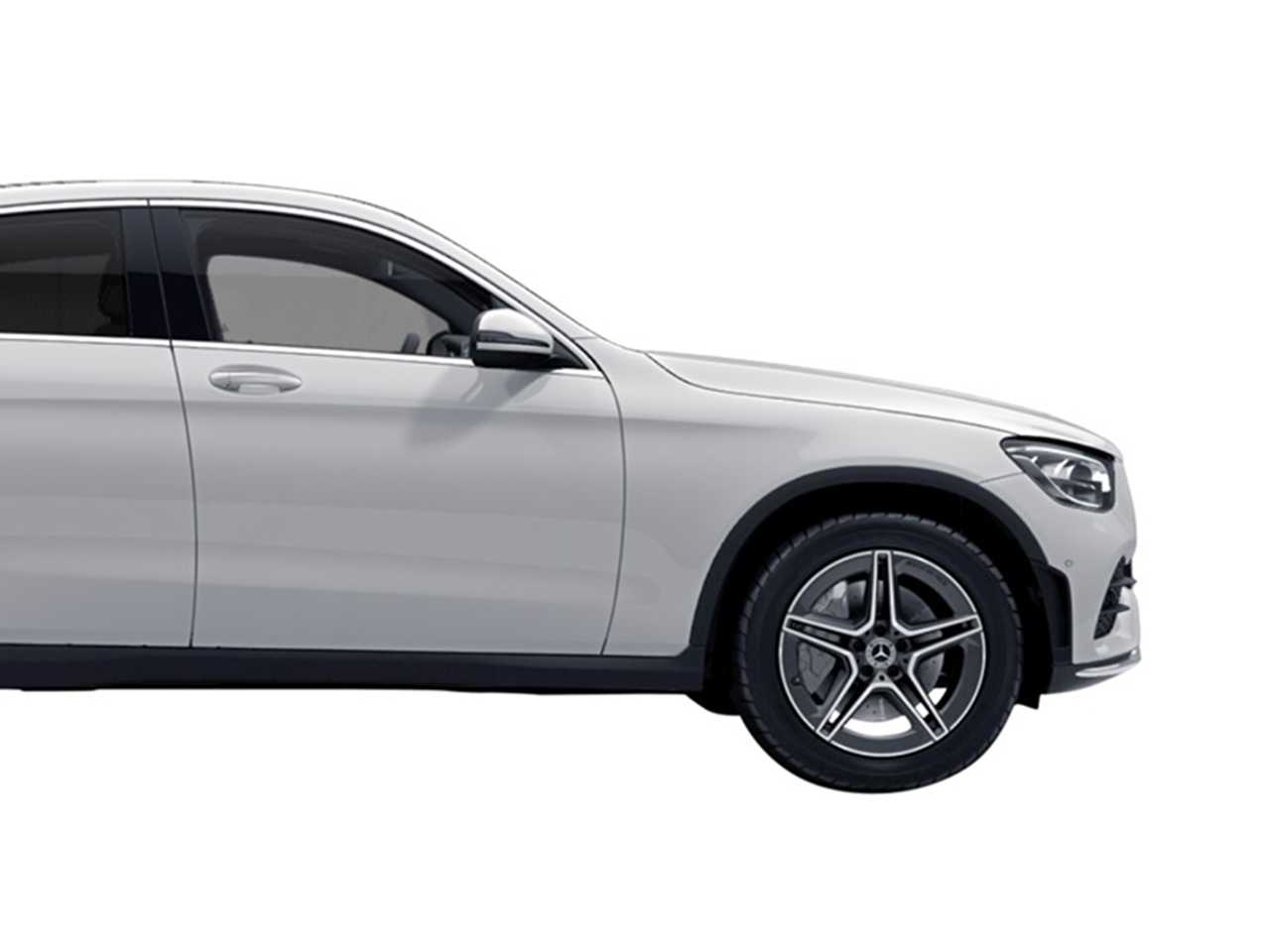 Mercedes Benz GLC 300 Coupe side view