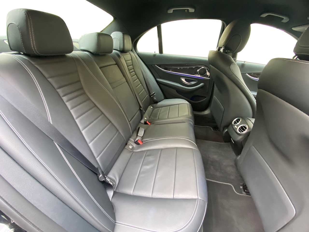 Mercedes benz E-Class back seats view